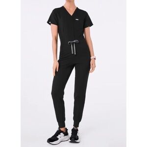 FIGS NWT Black Catarina jumpsuit jogger